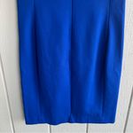 Akris Punto  Cobalt Blue Cutout Shoulder Knit Sheath Dress US 8 Photo 11
