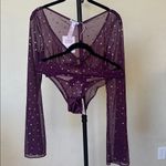 Savage X Fenty Gift Me More Bikini Panty‎ Starry top size M Purple Size M Photo 4