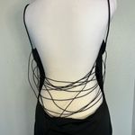 Princess Polly  Black Satin Mini Dress Photo 3