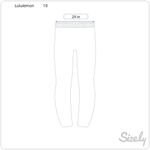 Lululemon  Women Leggings Black High Times Pull On Pants Gym Yoga Size 10 Photo 10