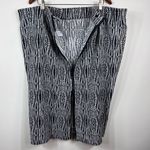 Lane Bryant Full Back Zip Ikat Print Skirt Photo 3