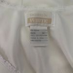 Dressed In White Sleeveless Full Length Bridal Slip M Polyester Lace Trim Size M Photo 6