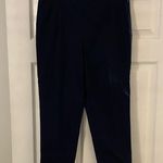 Brooks Brothers  Dark Blue Ankle Pants size 8 brand new zipper side inseam 26” Photo 0