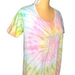 Dreansickle cute tie dyed 70’s vibe t shirt! Pink Size M Photo 3