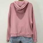 UGG  Adryann Hoodie Sweatshirt V Neck Pink Medium Relaxed Loungewear Winter Chic Photo 4