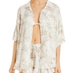 Surf Gypsy  Printed Ruffled Shorts Swim Cover Up Photo 1