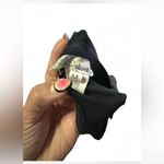 Derek Heart Black Strapless Dress with Beaded Detail Photo 4