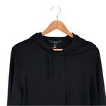 VERO MODA  Black Long Sleeve Hooded Knit Top size Small NWT Drawstring Sweater Photo 1