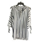 Blue Rain blouses for women Size large blue and white Photo 2