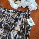 Calvin Klein Snake Skin Linen Pants Large Photo 7