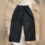 Madewell  Black Wide-Leg Pants. Size 0p. Photo 0