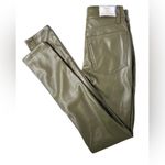 Tinseltown  High-Rise Exposed Button-Fly Patent Skinny Pants Photo 2