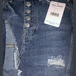 Free People Size 26 Womens Distressed Mini Denim Skirt Color: Harvey BNWTS Photo 3