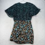 MISA Los Angeles Talia Mix Floral Mini Dress Ruffle Short Sleeve Party Dress S Photo 10