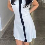 ZARA NWT white & black contrast mini button front contrasting dress Photo 1