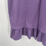 EVY’S TREE Dress Medium Mikela Grape Drop Waist Ruffle Casual Stretchy Pockets Photo 7