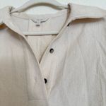 Massimo Dutti  Ecru Oversized Shirt Dress Size XS-S Photo 7