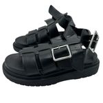 No Boundaries NOBO  Chunky Y2K Style Black Strappy Platform Shoe Sandals 7 Photo 5