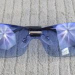New Divine Eyewear Krista Chrome/Blue Gradient Sunglasses Women's NWT Photo 7