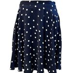 PIXLEY navy blue and white polka dot skirt, size S Photo 0