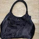 Kate Spade‎ Baxter Stevie Black Nylon Leather Satchel Handbag Photo 0