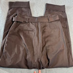 Elizabeth and James Rock Casual Belted Pleated/Cuffed Pants in Black. Size 8 NEW Photo 9
