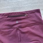 Athleta  Burgundy and Red Colorblock Leggings size s Photo 8