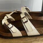 Birkenstock  Women's Mayari Birko-Flor Sandals EU 39 (Women’s 8-8.5) Pearl White Photo 4