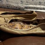 Sam Edelman Gold Leather Ballet Flats Size 6 Photo 4