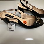 Jones New York Black Block Heel Shoes with Gold Details New Women’s Size 9.5 Photo 2