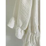 Urban Romantics New  White Cinched Peplum Top Button Up Size Large Photo 3