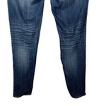 Driftwood Women's Embroidered Skinny Jeans Blue Floral Boho Size 28 Mid Rise Photo 10