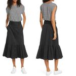 Veronica Beard Linen Capri Midi Dress Black Size S Photo 1