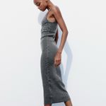 ZARA  rhinestone-embellished dress woman’s size medium Photo 10