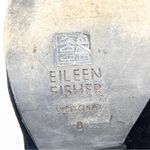 Eileen Fisher Black Hawk Suede Block Heel Almond Toe Pumps, Size 8 Photo 2