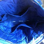 Indianapolis Colts Zipped Fabric Blue White Purse Bag with Interior Pockets Photo 4