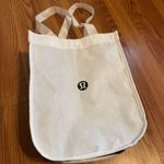 Lululemon White Reusable Tote Bag Photo 2