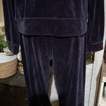 Lauren Ralph Lauren velvet tracksuit women’s size medium Purple Photo 11