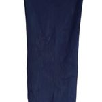 House of Harlow  1960 Blue Ribbed Slit Pencil Skirt Photo 5