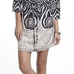 Anthropologie  Maeve‎ Gregarious Garden Floral Shirt Dress Size Small Drawstring Photo 0