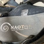 Naot Rongo Slingback Mary Jane Sandal in Mirror Leather Pewter Sz 36 US 5.5 NWT Photo 10