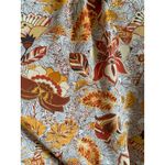 Rachel Zoe Floral Smocked Waist Blouse Womens Medium Tie Neck Boho Top Photo 7