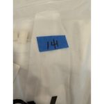 Anthropologie  The Tommie Cap-Sleeve Smocked Front-Zip Shirt Dress White Medium Photo 9