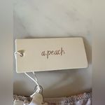 A.Peach  NWT Drawstring Rouched Fall Mini Dress Long Sleeve Autumn Leaves Size L Photo 6