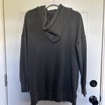 Aerie  Charcoal Hoodie with Unique Detail Photo 4