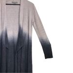 Barefoot Dreams Black & Tan Ombre Cozychic Lite Calypso Wrap Waterfall Cardigan Photo 6