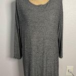 J Jill Wearever Gray Long Sleeve Top Flowy Vent Back Size M Scoop Neck Stretch Size M Photo 0