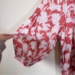 Caslon  Pink White Floral Boho Blouse Womens 2X Casual Lightweight Pullover Top Photo 1