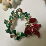 Christmas Holiday Brooch Pins Lot Of 17 For Crafts Projects Or Repair Photo 2