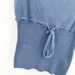 Brandy Melville Womens Y2K 2000s Summer Knit Babydoll Cami Tank Top Size OS Navy Photo 2